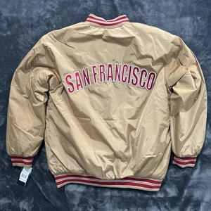 Chaqueta Bomber San Francisco 49ers Rojo Dorado Renegade XL - Imagen 1 de 11