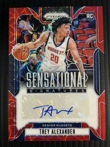 2024-25 Prizm - Trey Alexander Choice Red Prizm Auto (#SS-TRA) - Picture 1 of 3