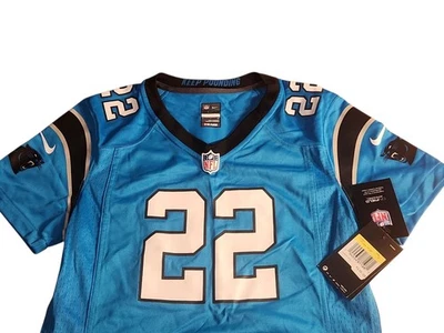 CAROLINA PANTHERS Christian McCaffrey NIKE NFL Football Jersey WOMEN’S Small - Image 1 of 4
