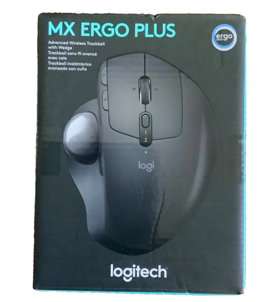 Genuino Logitech MX ERGO PLUS Ratón Trackball Inalámbrico CAJA ABIERTA Foto 1 de 1