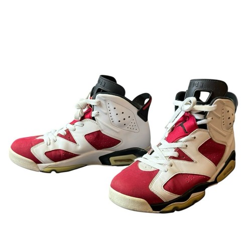 Air Jordan 6 Retro Uomo 10 Bianco e Rosso Retro Carmine 2014 384664160