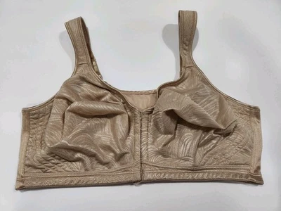 Sujetador Playtex 18 Hour Posture Boost E525 Soporte Eléctrico Cierre Frontal Beige 40DD  Foto 1 de 4