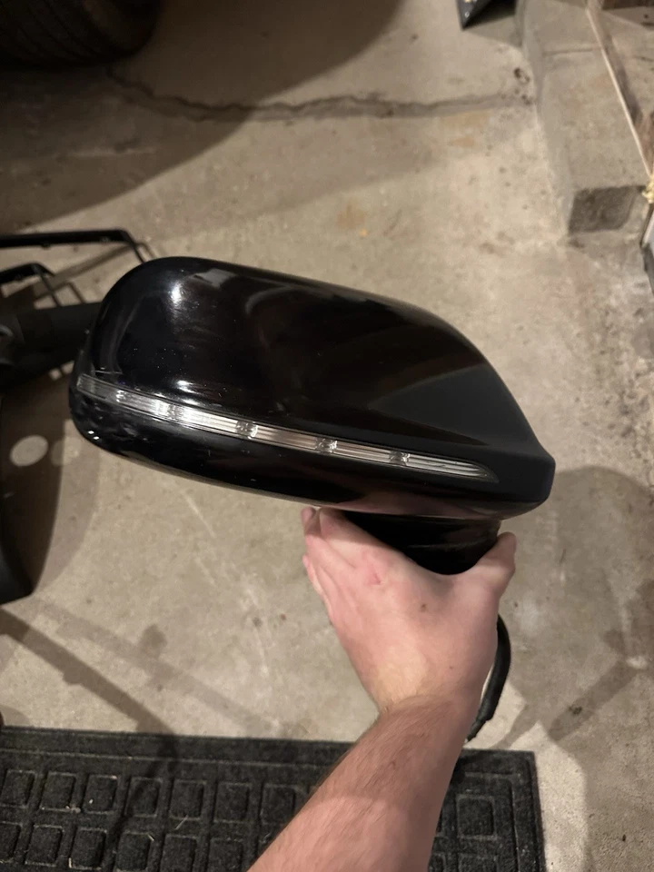 Espejo retrovisor lateral derecho para pasajero Lincoln MKT 2010-2019 NEGRO Foto 1 de 4