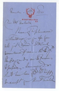 Edwin Landseer Signed Letter 1866 / Autographed British Artist - Picture 1 of 2