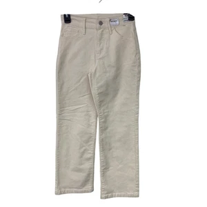 NWT New Art Class Girls Large (10/12) White Sand Cotton Blend Corduroy Pants - Picture 1 of 5