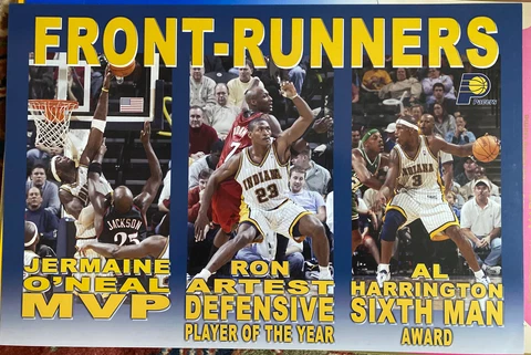 Pacers Front Runners Placard, 12x18 Cover