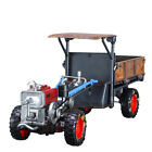 1:24 Retro Alloy Tractor Model Farm Agriculture Vehicle Walking Tractor Decor
