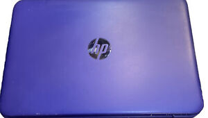11.6” HP Stream 11-r015wm Laptop 1.60GHz 2GB RAM 32GB eMMC  W10 Purple For Parts