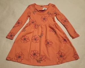 NWT Epic Threads Floral Rib Knit Long Sleeve Dress 5-6 XS Girls - Picture 1 of 1