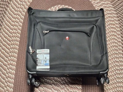 SwissGear Zurich Garment Bag 23” Wheeled Spinner Black Model New With Tags! - Image 1 of 4