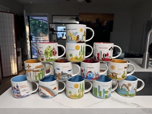 Taza Starbucks Cities "You Are Here" YAH Taza de café 14 oz Taza Regalo - Imagen 1 de 17