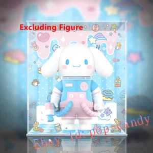Acrylic Display Case Dust-proof Fit Popmart Molly 400% Cinnamoroll Figure Toy - Picture 1 of 2