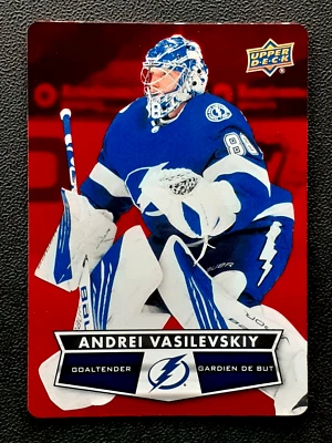 ANDREI VASILEVSKIY 2021-22 UPPER DECK TIM HORTONS RED DIE CUTS NO DC-33    37014 - Image 1 of 2