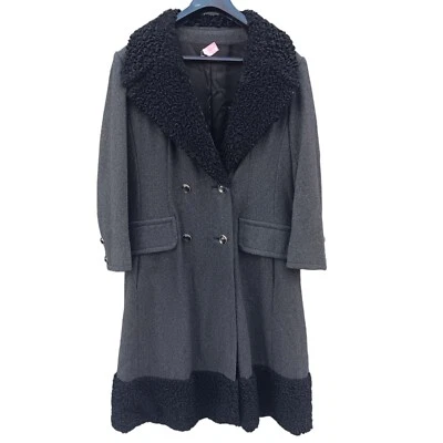 Ni-Nel By Mr Bazaar Woman's Black Long Sleeve Single-Breasted Trench Coat M/L - Image 1 of 4