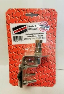 ProComm JBC995SS Edelstahl Deluxe 3-Wege Spiegelhalterung mit Heavy Duty SO239 Bolzen - Bild 1 von 4