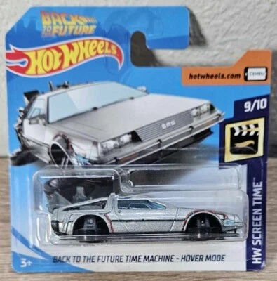 HOT WHEELS HUNT (1) 2019 HW SCREEN TIME Back To The Future HOVER MODE SHORT CARD - Image 1 of 4