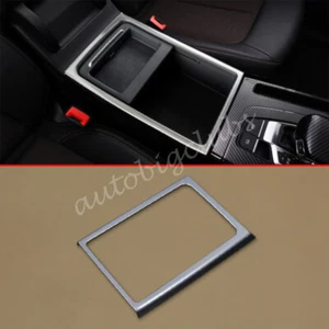 For Audi Q5 SQ5 2018-2020 Matte Chrome Armrest Box Cover Trims Accessories - Picture 1 of 5