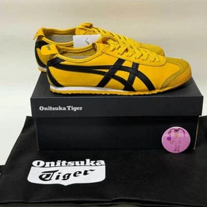 Zapatillas Onitsuka Tiger MEXICO 66 Unisex 1183C102.751 AMARILLO/NEGRO Nuevas OG - Imagen 1 de 13