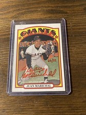 2021 Juan Marichal Topps Heritage Red Ink Real One Auto Ser#66/72 SSP!