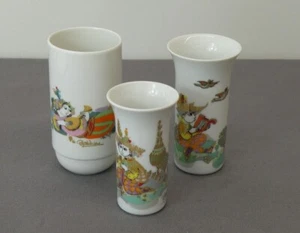 3 sehr schöne Künstler-Vasen, Porzellan, Rosenthal, sign. Björn Wiinblad - Bild 1 von 2