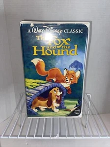 RARE Black Diamond Edition The Fox and the Hound VHS Tape - Walt Disney Classics - Picture 1 of 5
