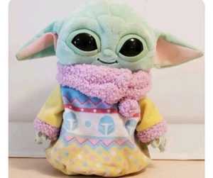 Disney Mattel Star Wars Mandalorian Grogu 8" Plush Easter Spring New with Tags - Picture 1 of 2
