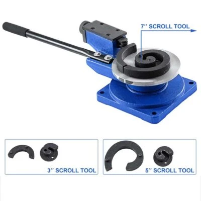 Manual Spiral Metal Bender Multifunction Steel Iron Universal Bending Machine - Image 1 of 4