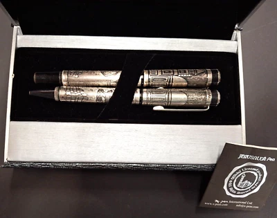 Pen Set fr Israel ‘Jerusalem’: Spirituality Pen International-used with care - image 1 of 3
