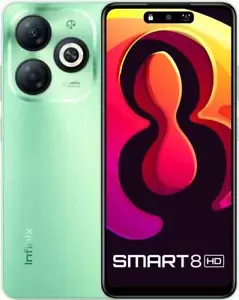 Infinix SMART 8 HD Factory Unlocked Dual SIM 3GB RAM 6.6 inch HD+ Display- GREEN - Picture 1 of 11