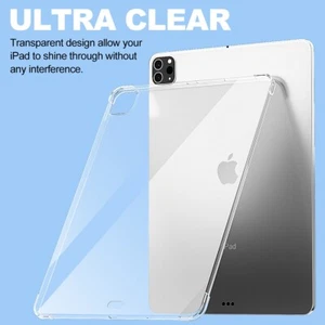 Für iPad Pro 11 in 4./3./2. Gen Hülle Klar TPU Stoßfest Bumper Slim Cover - Bild 1 von 11