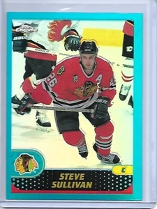 2001-02 TOPPS CHROME HOCKEY STEVE SULLIVAN REFRACTOR HOCKEY CARD - Picture 1 of 1