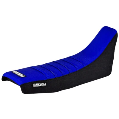 Cubierta de asiento con pinza Yamaha TTR 225 2000-2004 negro/azul/azul costillas #103 Foto 1 de 4