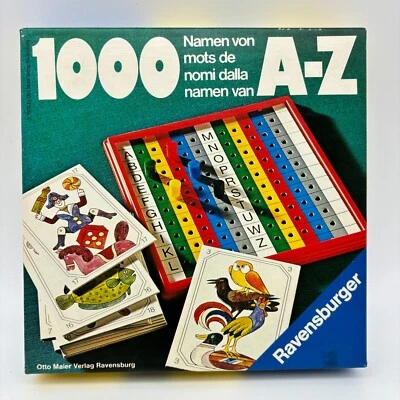 VINTAGE 1000 Namen Von A-Z COMPLETE Ravensburger 1976 Words Kids German - Image 1 of 4