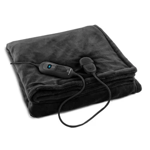 Elektrische Heizdecke Wärmedecke 180 x 130 cm XL 120 W beheizbare Decke schwarz - Bild 1 von 5