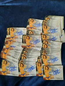Tarjeta coleccionable firmada por Jennifer Korbin Apoya a nuestras tropas Benchwarmer  - Imagen 1 de 2