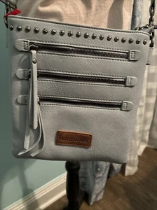 Montana West Pale Blue Crossbody - Picture 1 of 7