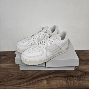 Nike Air Force 1  White UK 7 Leather Low Trainers CT1020-101 - Picture 1 of 15