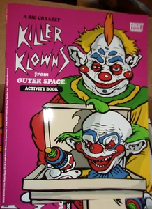 FR Killer Klowns From Outer Space Activity Book Coloring Chiodo Brothers Horror - Picture 1 of 2
