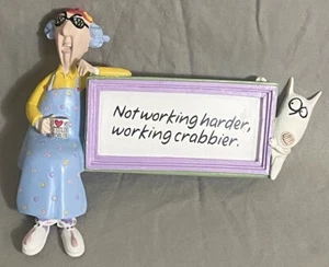 Hallmark Maxine Floyd Signed J Wagner Collectible Desk Decor Plaque - Picture 1 of 5