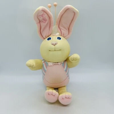 VTG Xavier Roberts Cabbage Patch Bunny Bee Pink Plush Stuffed Animal Toy 1985 - Image 1 of 4