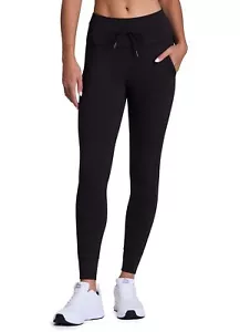 Avalanche Damen Fleece gefütterte Legging mit Kordelzugbund, taillierter Jogger - Bild 1 von 6