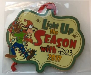 Nuevo Sellado 2017 D23 Disney Light Up The Season Event Ornamento Limitado - Imagen 1 de 2