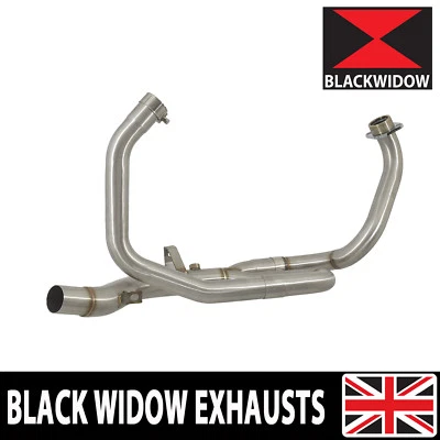 SFV 650 SFV650 GLADIUS 2009-2016 Exhaust Downpipes Headers Front Pipes Collector - Image 1 of 4