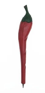 Chilli Pepper Wooden Pen Hand Carved Wood Ballpoint Hand Made Handcrafted V26 - Picture 1 of 1