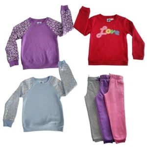 NEW GIRL'S SIZE 4 Bundle Clothes EXTREMELY ME JOGGER PANTS & SWEATSHIRTS  - Picture 1 of 9