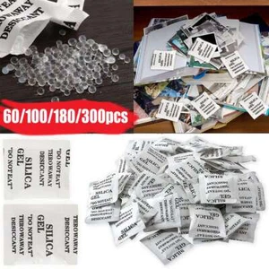 Gel de sílice desecante absorbedor de humedad deshumidificador paquete de cuentas secadora bolsa paquetes - Imagen 1 de 13