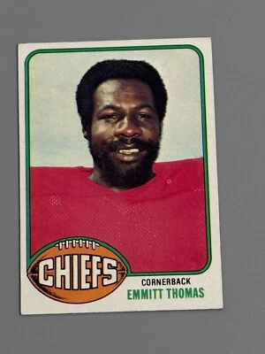 1976 Topps Football #218 Emmitt Thomas - Image 1 of 2