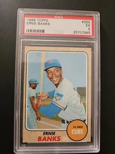 1968 Topps Ernie Banks Psa 5 - Picture 1 of 2