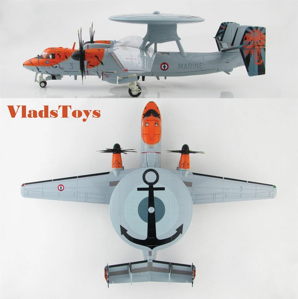 Hobby Master 1/72 E-2T Hawkeye Aeronavale Flotille Spain NATO Tiger Meet  HA4815 - Image 1 of 4