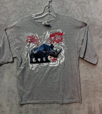 Camiseta ECKO UNLIMITED Juvenil XL Gris Rinoceronte Crudo Y Sin Cortar De Colección Y2K Foto 1 de 4
